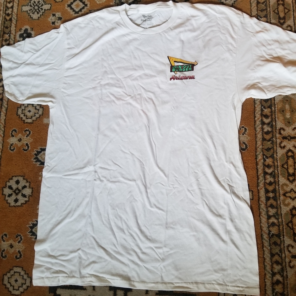 In-N-Out Burger AZ white tee